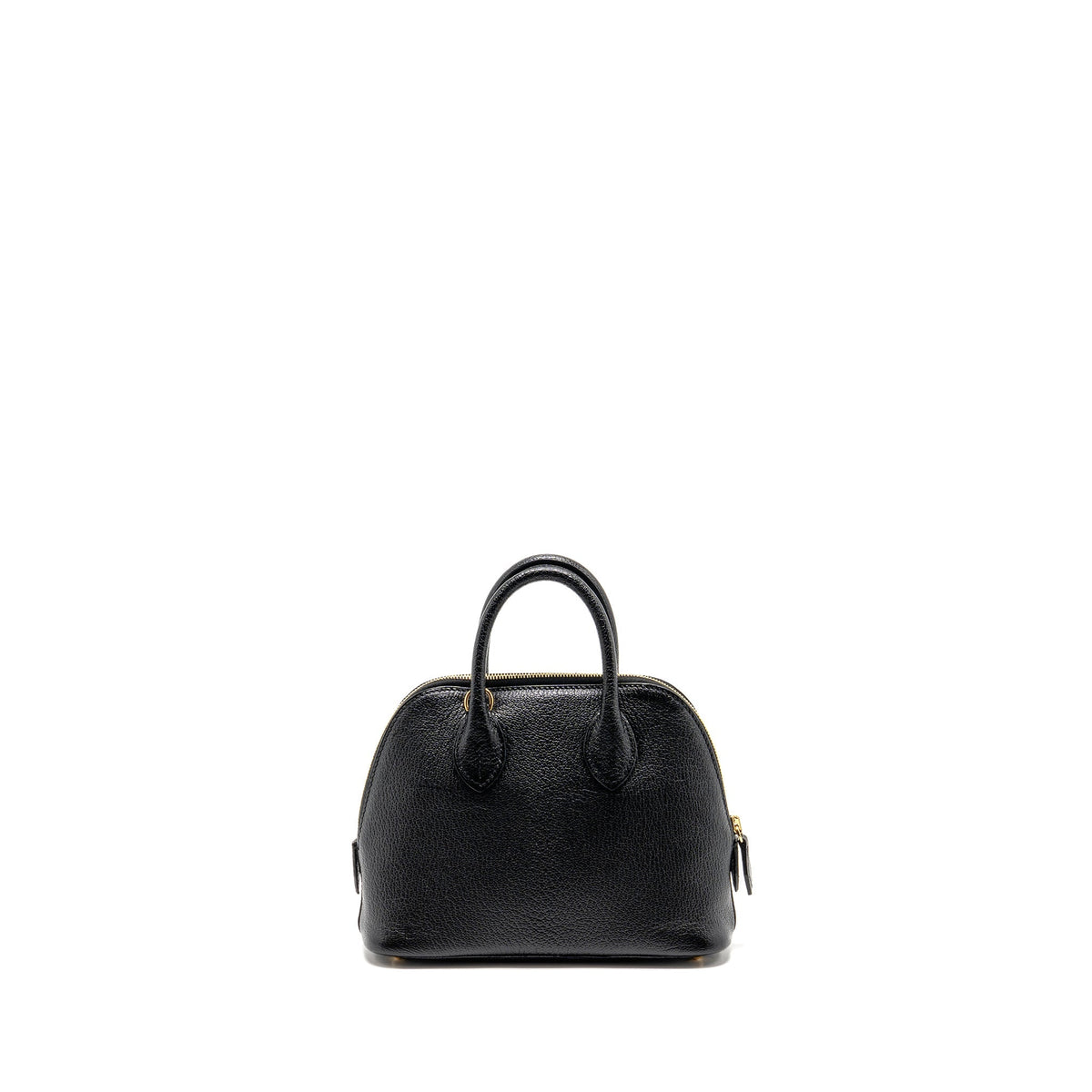 Hermes Mini Bolide chevre mysore leather Black GHW