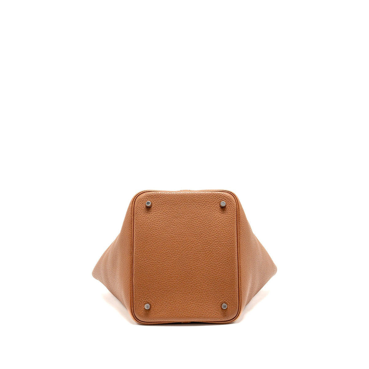 HERMES Picotin 22 Lock Bag Clemence Gold SHW