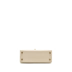 Hermes Kelly 25 Epsom Craie GHW
