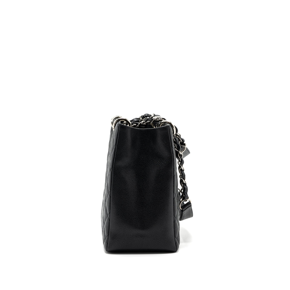 CHANEL GRAND SHOPPING TOTE CAVIAR BLACK SHW