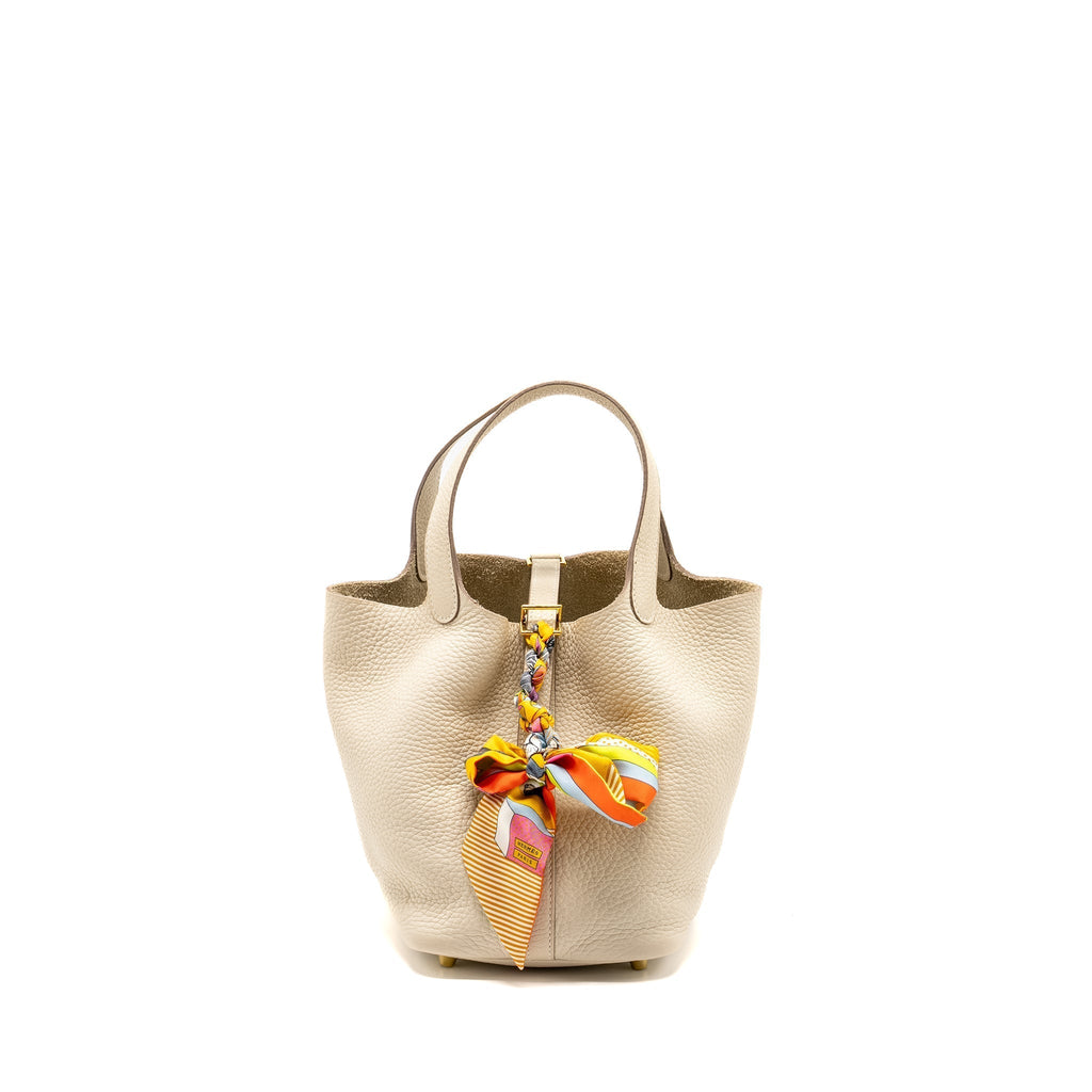 HERMES PICOTIN 18 LOCK BAG CLEMENCE CRAIE GHW