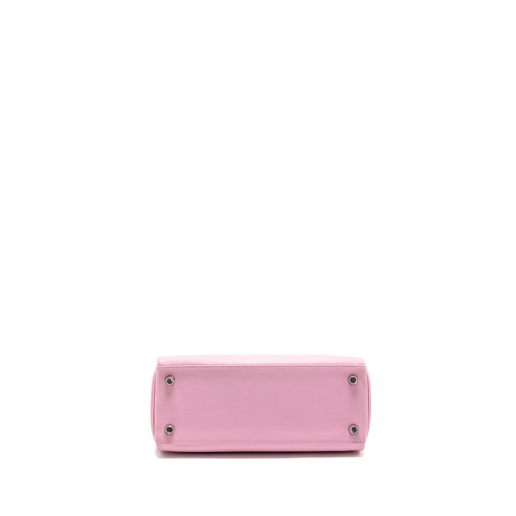 Hermes Kelly 25 Swift x9 Mauve Sylvestre SHW