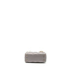 DIOR MINI LADY DIOR LAMBSKIN GREY LGHW