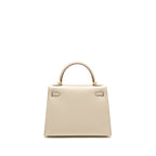 Hermes Kelly 25 Epsom Craie GHW