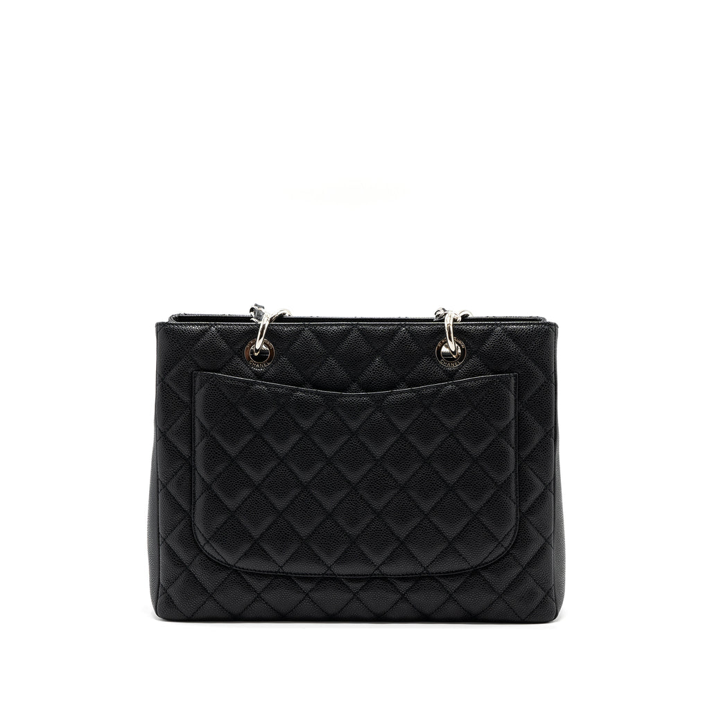 CHANEL GRAND SHOPPING TOTE CAVIAR BLACK SHW