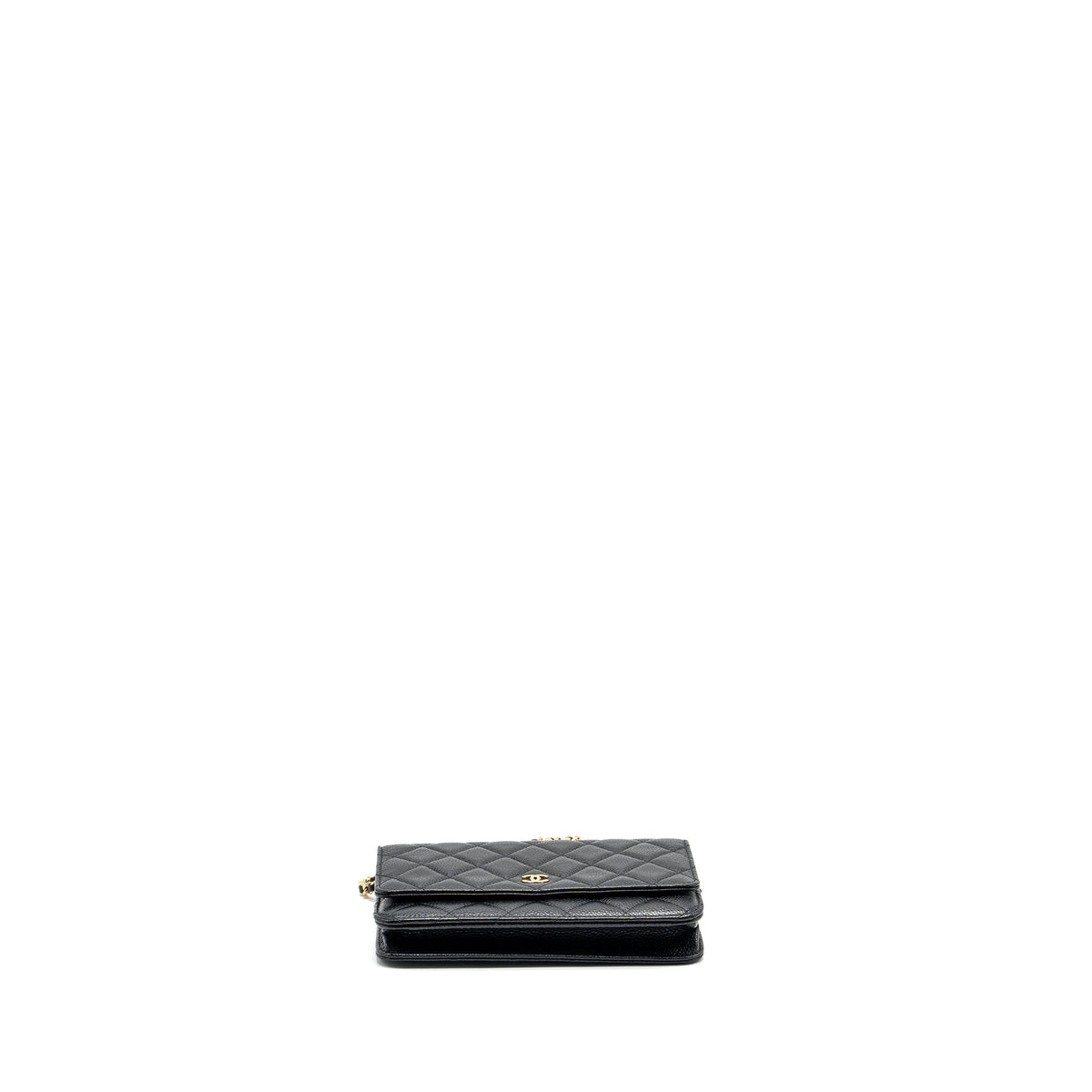 CHANEL CLASSIC WALLET ON CHAIN CAVIAR BLACK GHW