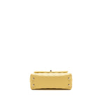 CHANEL SMALL COCO HANDLE CAVIAR 22P LIGHT YELLOW LGHW (MICROCHIP)