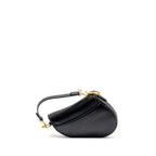 DIOR MINI SADDLE BAG CALFSKIN BLACK GHW