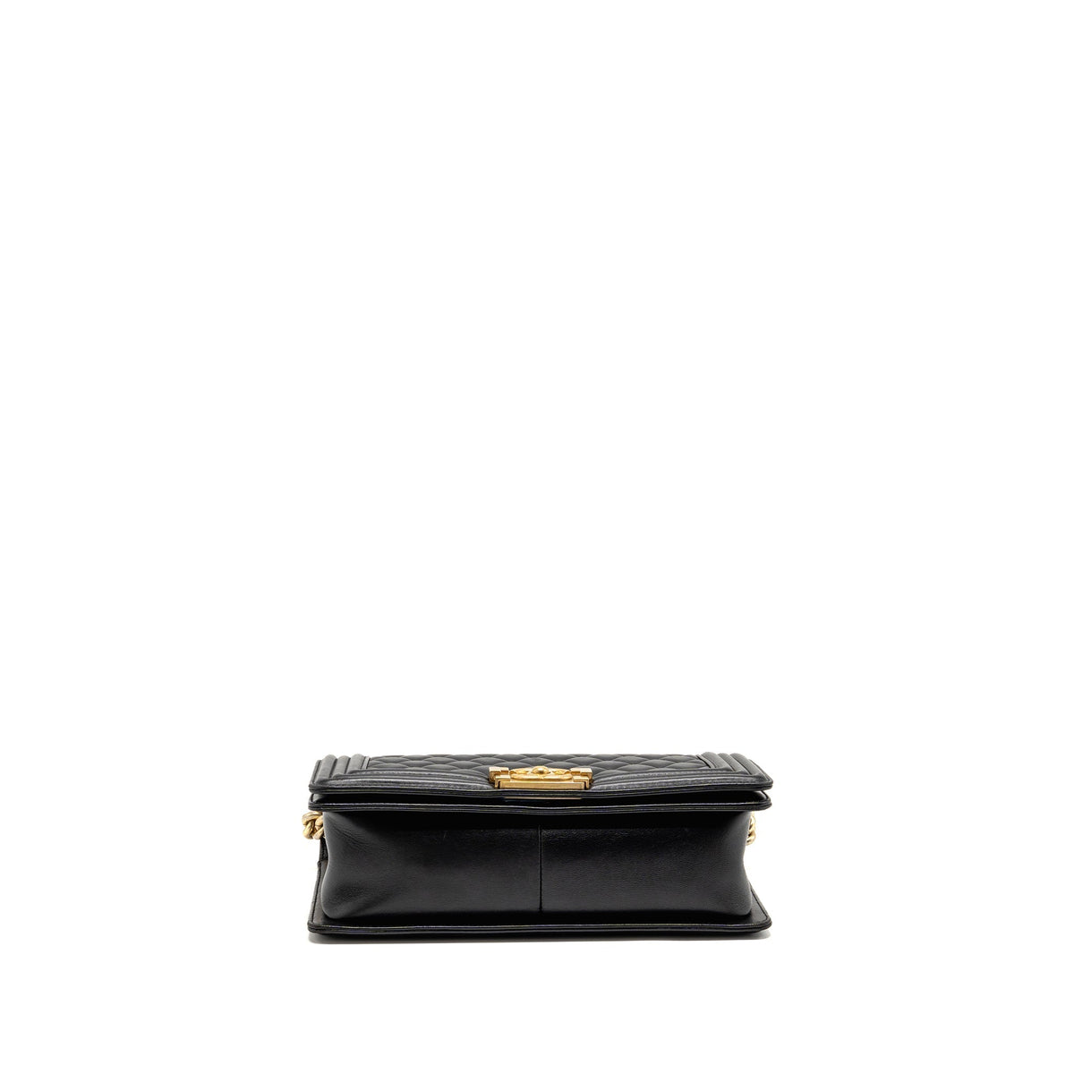 CHANEL MEDIUM BOY BAG LAMBSKIN BLACK GHW