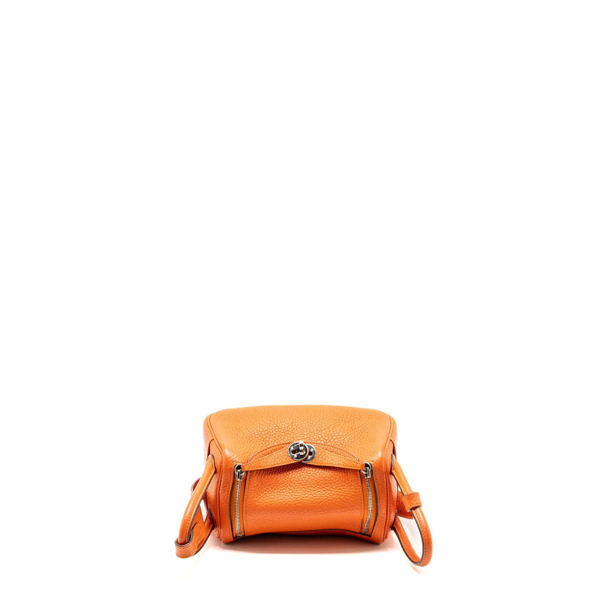 Hermes mini Lindy Clemence Feu SHW