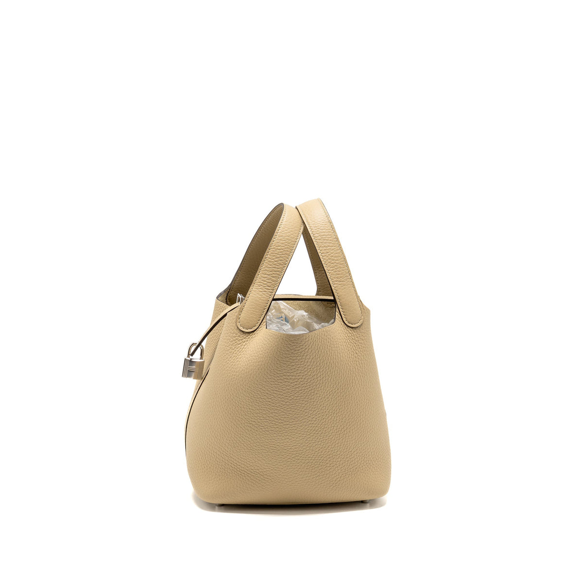 Hermes picotin 18 lock bag clemence trench SHW