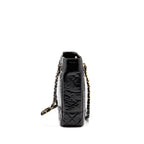 Chanel Paris-31 rue Cambon timeless shopping tote quilted shiny aged calfskin black multicoloured hardware
