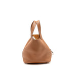 HERMES Picotin 22 Lock Bag Clemence Gold SHW