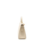 Hermes Kelly 25 Epsom Craie GHW