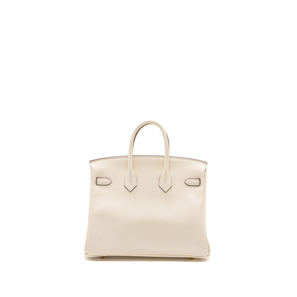 Hermes Birkin 25 Nata Swift GHW