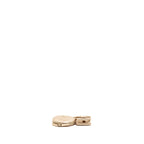 CHANEL ROUND CLIP ON PURSE DUO BAG CHARM QUILTED LAMBSKIN METALLIC GOLD LGHW (MIRCOCHIP)