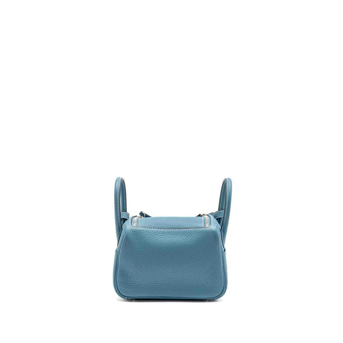 HERMES Mini Lindy Clemence New Blue Jean SHW
