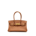 HERMES SHOULDER BIRKIN EVERCOLOR GOLD GHW