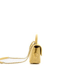 CHANEL SMALL COCO HANDLE CAVIAR 22P LIGHT YELLOW LGHW (MICROCHIP)