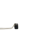 CHANEL 23C MINI VANITY CASE WITH CHAIN CAVIAR BLACK LGHW (MICROCHIP)