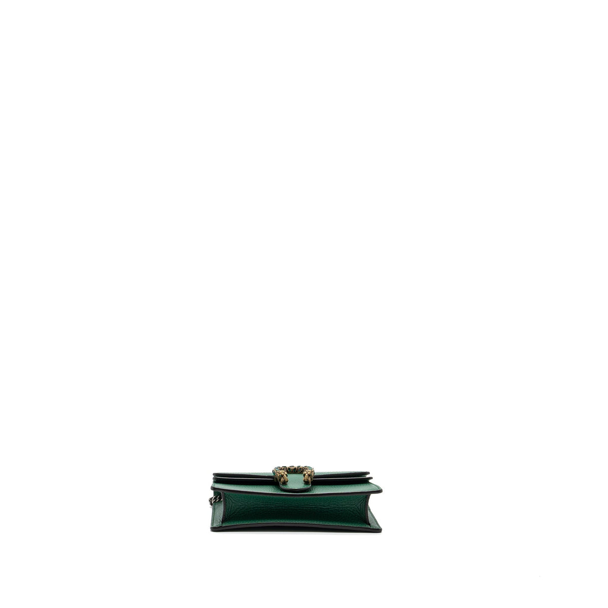 GUCCI DIONYSUS SUPER MINI CALFSKIN GREEN BRUSHED GHW
