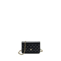 CHANEL CLASSIC WALLET ON CHAIN CAVIAR BLACK GHW (MICROCHIP)