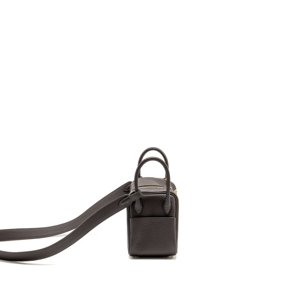 Hermes Mini Lindy II Clemence T3 Bai-Brun LGHW