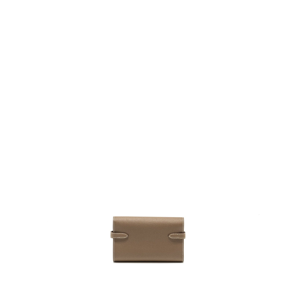 HERMES KELLY COMPACT WALLET EPSOM ETOUPE GHW