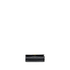 CHANEL 23B MINI FLAP WALLET WITH ADJUSTABLE CHAIN CAVIAR IRIDESCENT BLACK GHW (MICROCHIP)