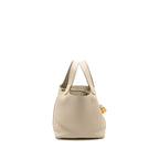 Hermes Picotin 18 Lock Bag clemence beton GHW