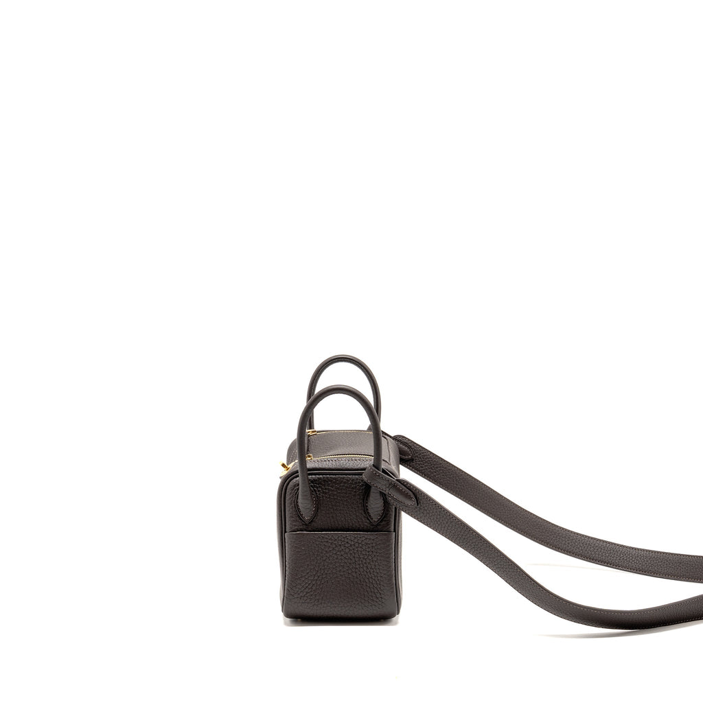 Hermes Mini Lindy II Clemence T3 Bai-Brun LGHW
