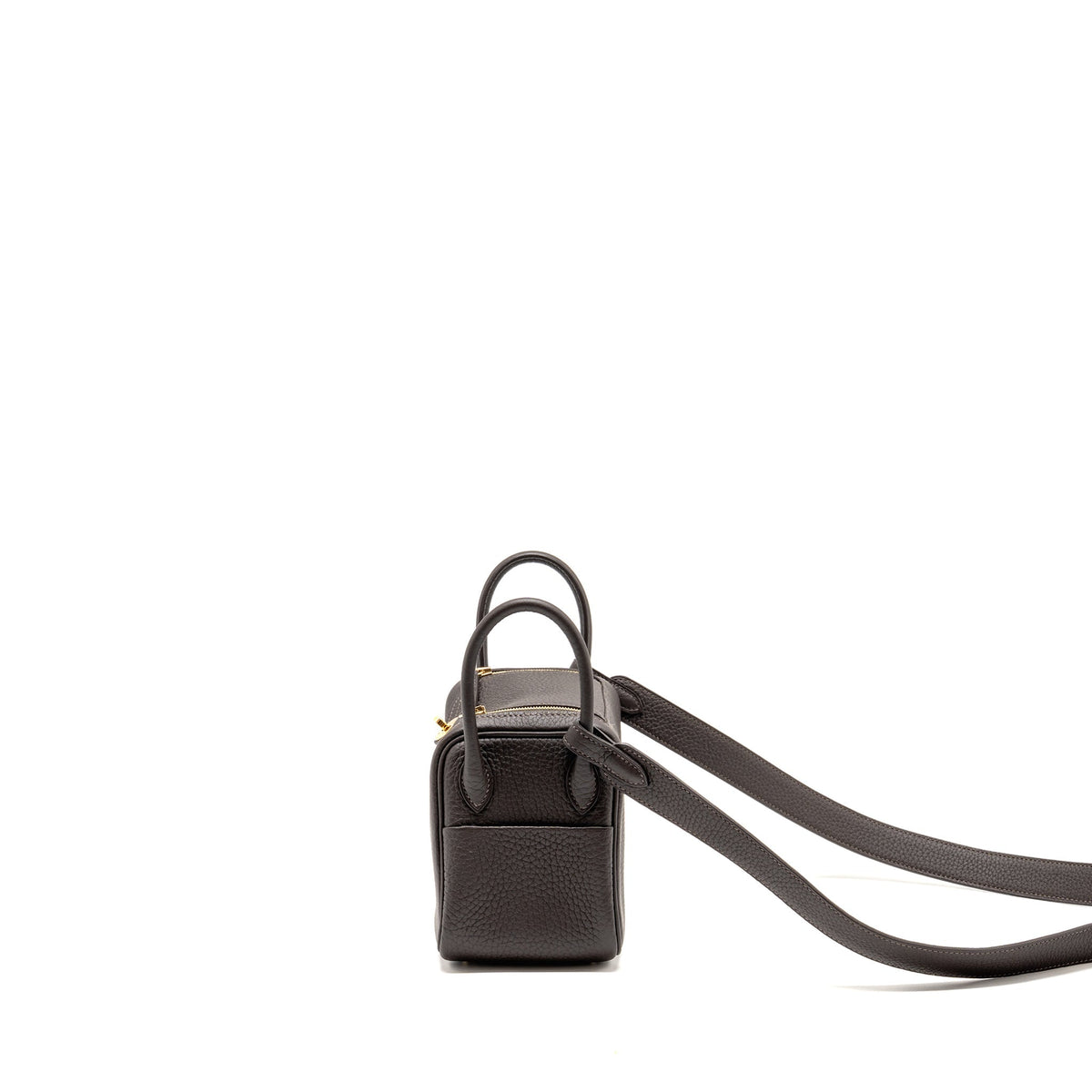 Hermes Mini Lindy II Clemence T3 Bai-Brun LGHW
