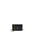 CHANEL CLASSIC WALLET ON CHAIN CAVIAR BLACK GHW