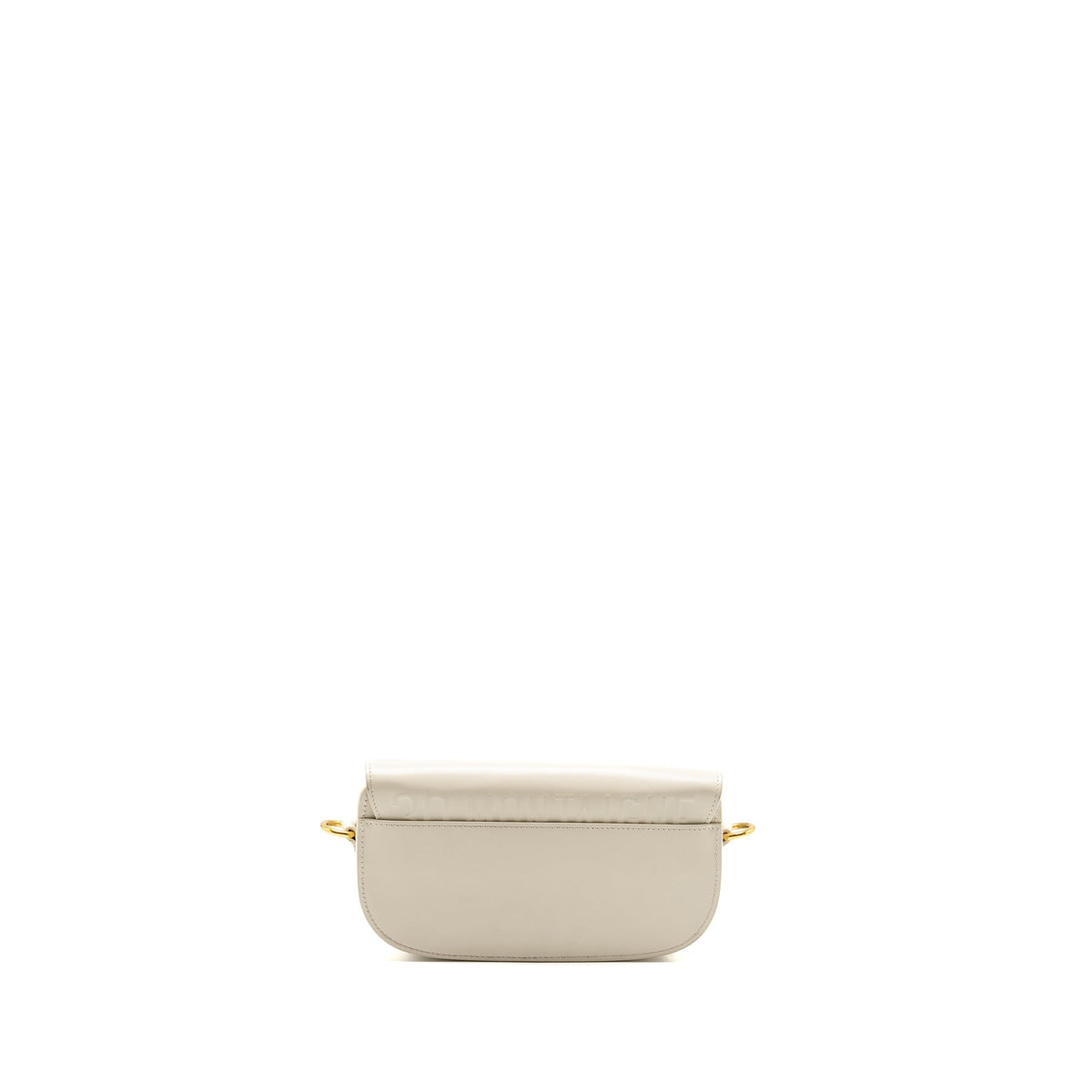 DIOR BOBBY EAST-WEST BAG CALFSKIN WHITE GHW