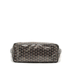 GOYARD SAINT LOUIS PM TOTE BAG GOYARDINE CANVAS / CALFSKIN BLACK SHW