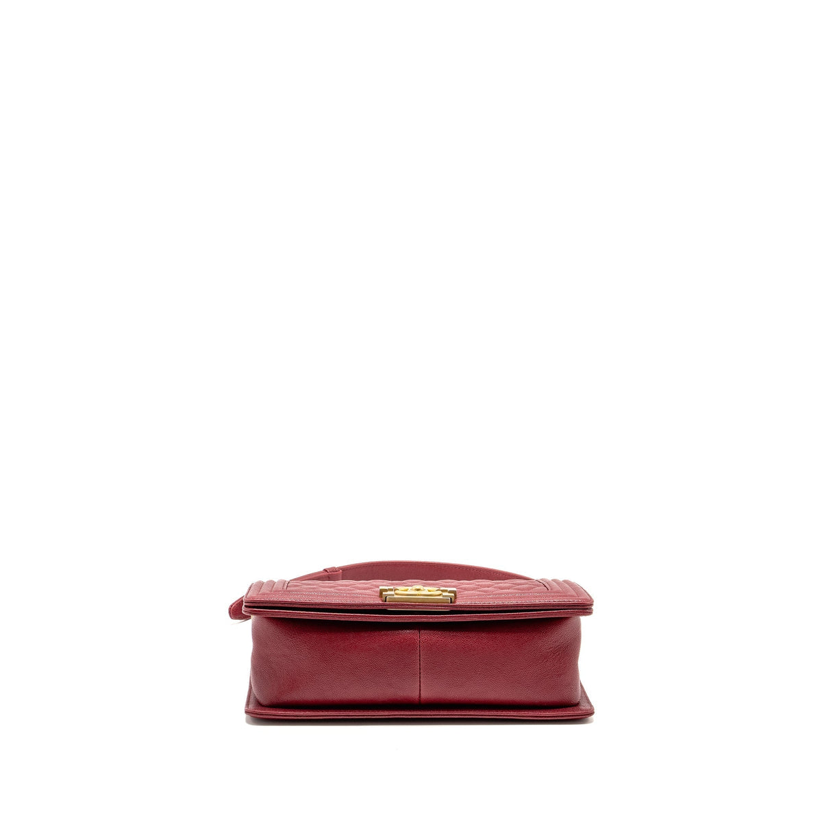 CHANEL MEDIUM BOY BAG CAVIAR RED GHW