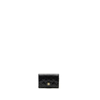 CHANEL CLASSIC FLAP CARD HOLDER CAVIAR BLACK GHW (MICROCHIP)