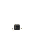 CHANEL 23C MINI VANITY CASE WITH CHAIN CAVIAR BLACK LGHW (MICROCHIP)