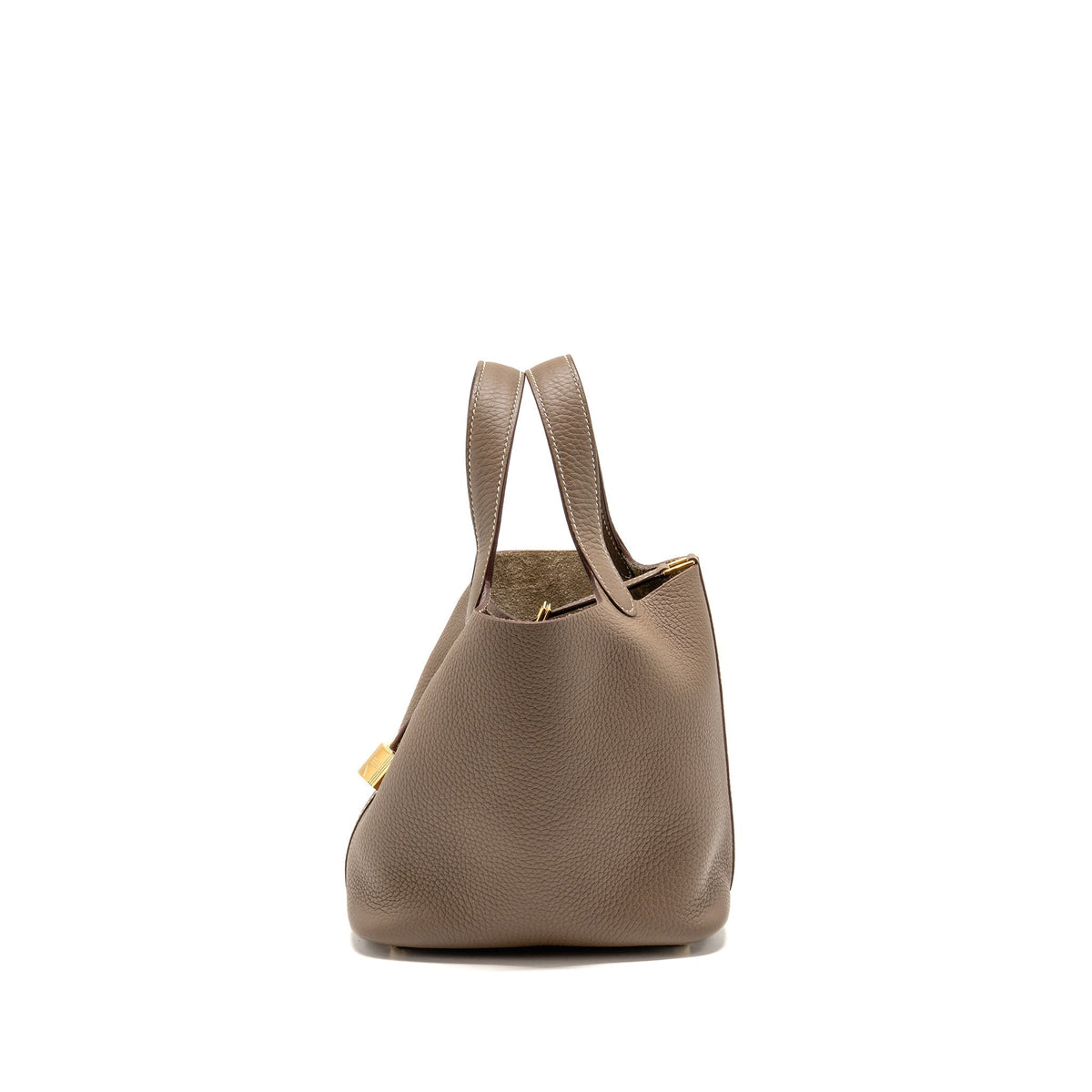 HERMES PICTON 18 LOCK BAG CLEMENCE ETOUPE GHW