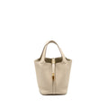 Hermes Picotin 18 Lock Bag clemence beton GHW
