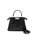 FENDI MEDIUM PEEKABOO BAG CALFSKIN BLACK SHW