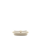 DIOR BOBBY EAST-WEST BAG CALFSKIN WHITE GHW