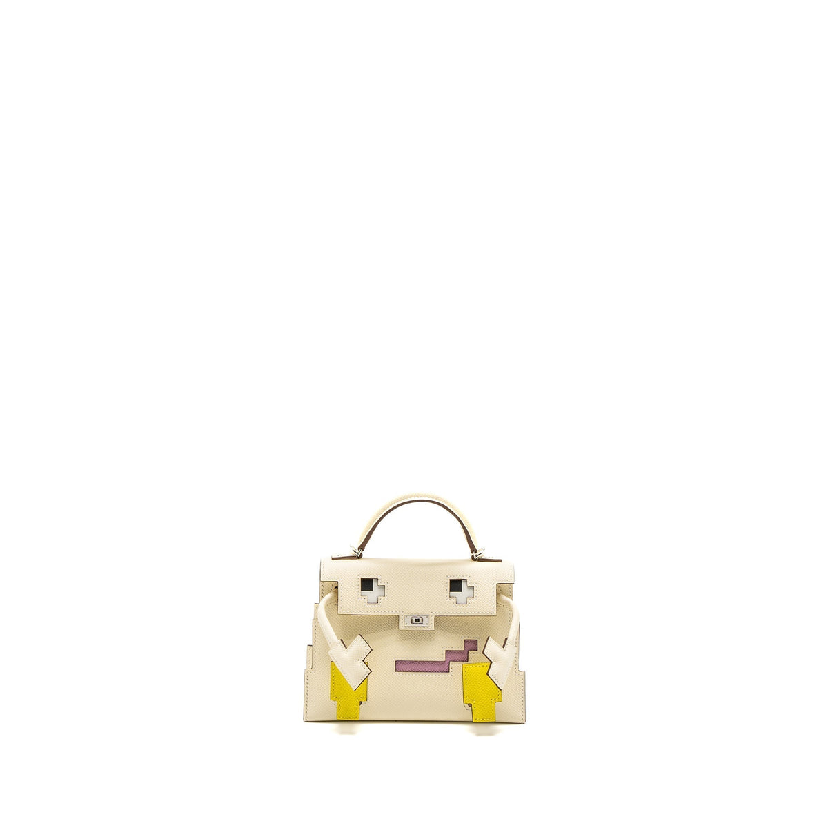 HERMES KELLY DOLE PICTO EPSOM NATA/LIME/MAUVE SYLVESTRE/CHAI SHW
