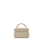 LOUIS VUITTON CROISETTE DAMIER AZUR CANVAS WHITE GHW