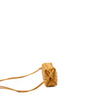 BOTTEGA VENETA MINI LOOP CAMERA BAG LAMBSKIN CARAMEL GHW