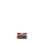 LOUIS VUITTON ESSENTIAL TRUNK MINI BAG/BAG CHARM MONOGRAM CANVAS MULTICOLOUR HARDWARE