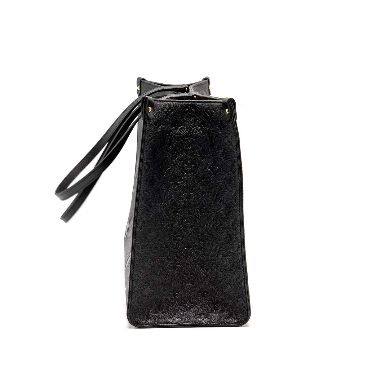 LOUIS VUITTON ONTHEGO GM MONOGRAM EMPREINTE LEATHER BLACK GHW