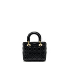 DIOR SMALL MY ABC LADY DIOR LAMBSKIN BLACK GHW