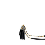 DIOR MISS CARO MINI BAG WITH CHAIN LAMBSKIN BLACK MULTICOLOUR HARDWARE