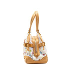 Louis Vuitton Claudia Tote Bag White/Multicoloured Monogram Canvas GHW